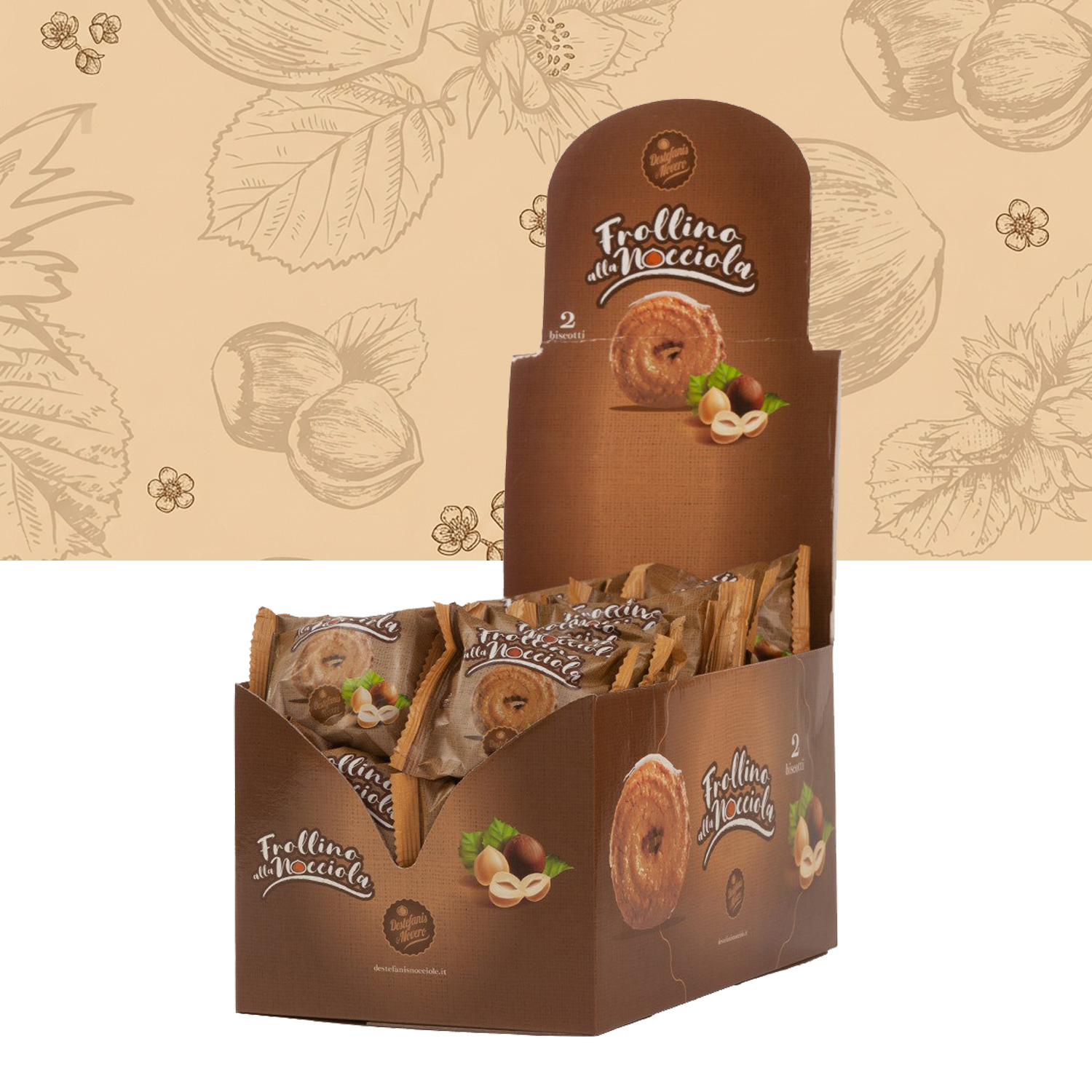 Frollino alla Nocciola 35g - Espositore 35/48 pezzi