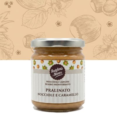 Pralinato nocciole e caramello 150g